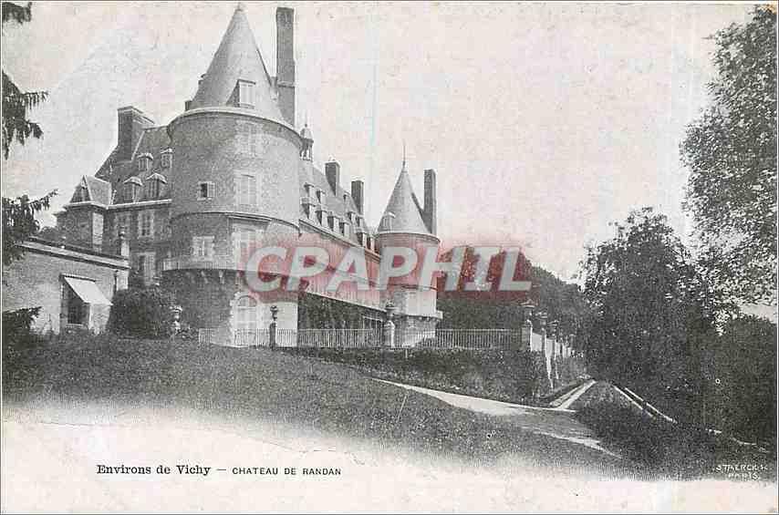 CPA Environs de Vichy Chateau de Randan 