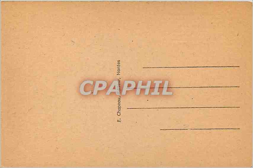 CPA Guerande Loire Inf Le Mail et la Porte Saint Michel  — Back
