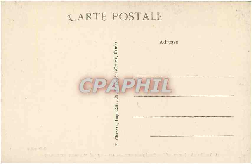 CPA Guerande Loire Inf Collegiale Saint Aubin Portail et Chaire Exterieure  — Rückseite