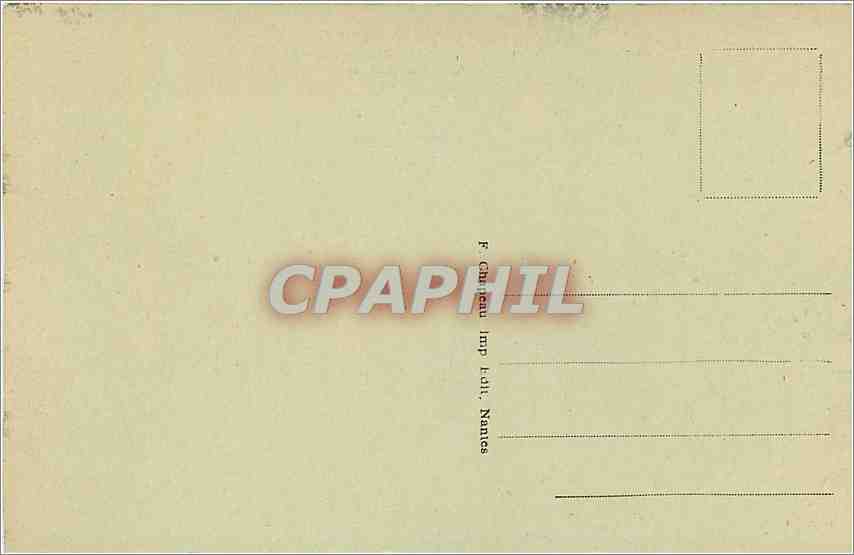 CPA Guerande Loire Inf Promenade Fosses et Tour Jean V ou de la Gaudinais  — Rückseite