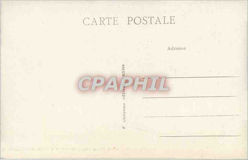 CPA Batz Loire Inf A la Grande Cote Maree haute dans les Rochers  — Back