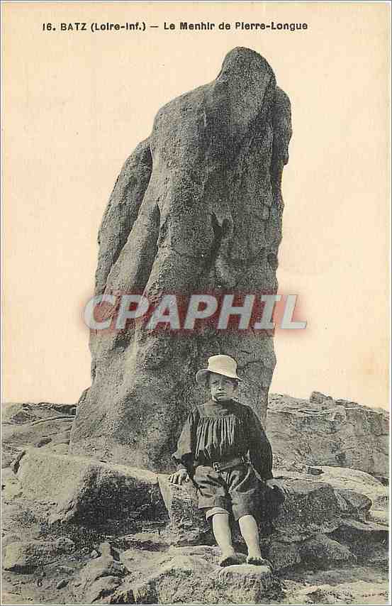 CPA Batz Loire Inf Le Menhir de Pierre Longue 