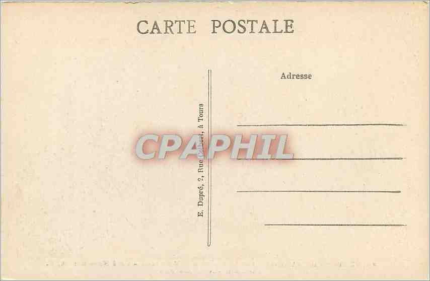 CPA Azay le Rideau L et L Le Chateau Cote Nord Est  — Rückseite