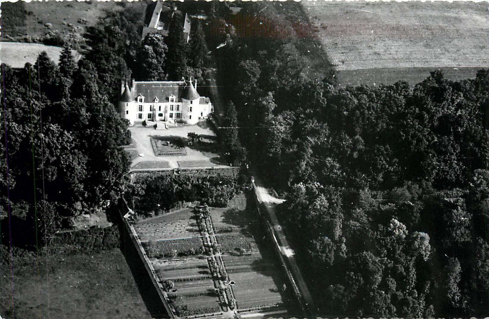 CPM Charge Indre et Loire Hostellerie du Chateau de Pray Vue aerienne Vue d'Ensemble 