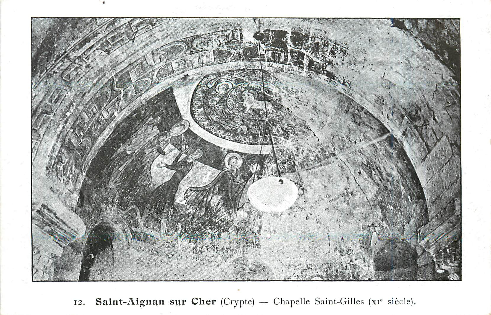 CPA Saint Aignan sur Cher Crypte Chapelle Saint Gilles 