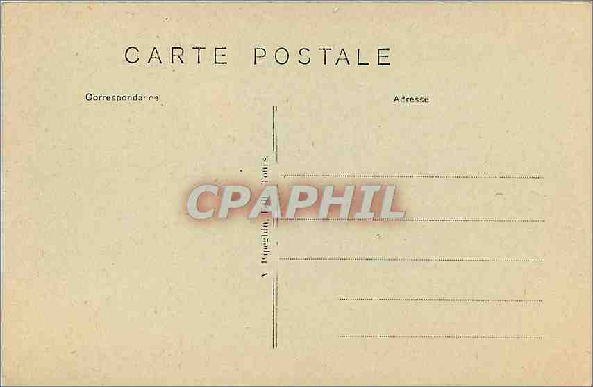 CPA Lavardin L et Ch Le Chateau Cote Nord Ruines du Donjon  — Rückseite