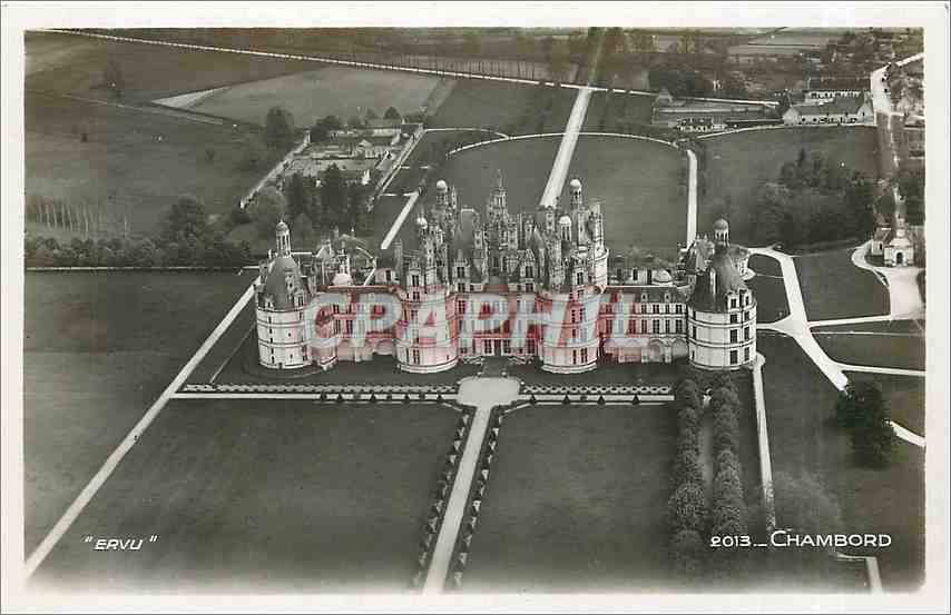 Chambord — vue aérienne — Vues Aériennes de France