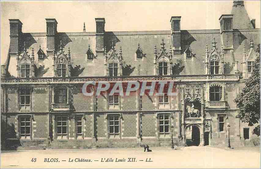 CPA Blois Le Chateau L'Aile Louis XII 