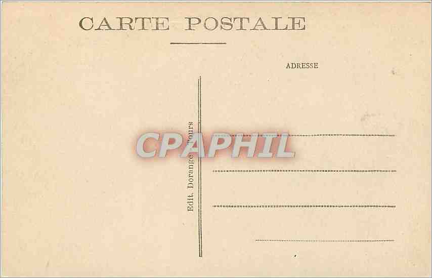 CPA Blois L et C Le Chateau Mon Hist  — Verso