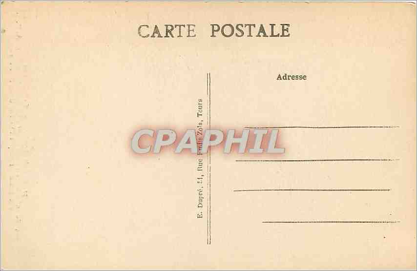 CPA Blois L et C Le Chateau Facade interieure Francois 1er Le Grand Escalier  — Verso