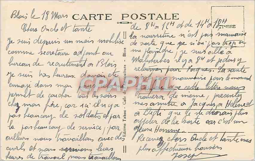 CPA Blois L et C Le Chateau Mon Hist Galerie Louis XII  — Verso