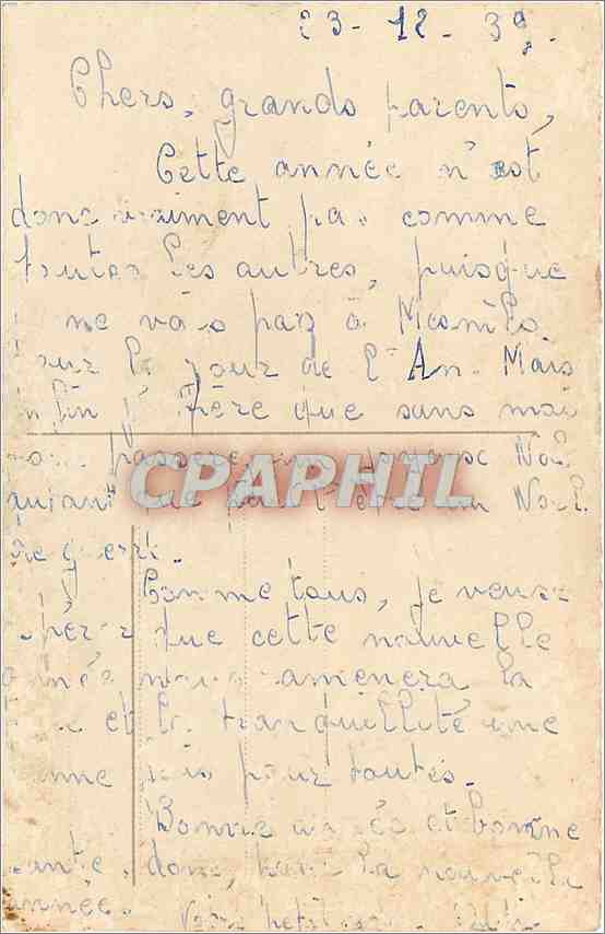 CPA Voeux Sinceres Le Secours me vient de l'Eternel qui a fait les cieux et la terre Fleurs — Rückseite