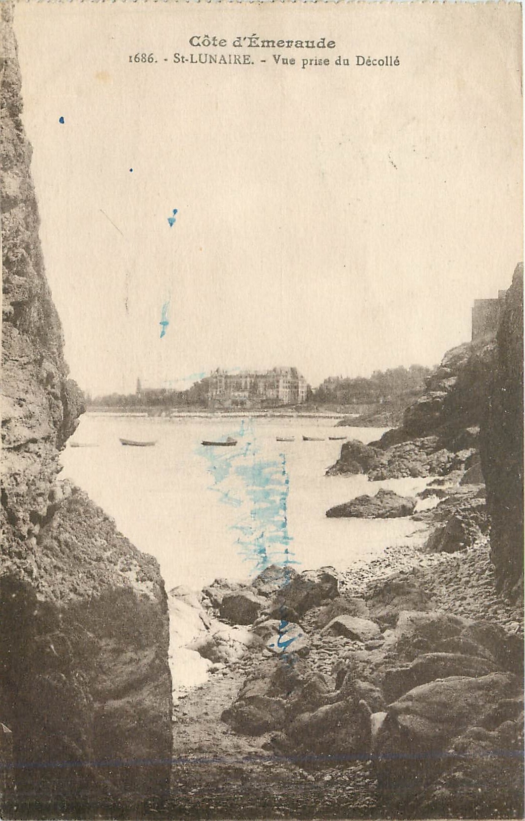 Côte d'Émeraude - St-Lunaire - Vue prise du Décollé