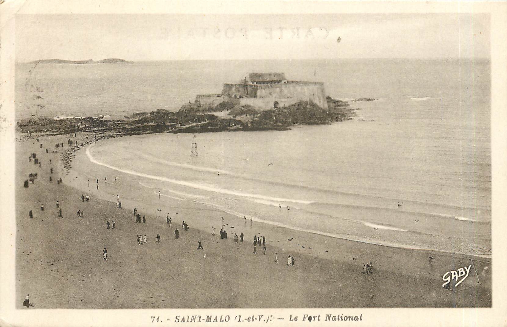 Saint-Malo (Il-et-V.) — Le Fort National — Saby