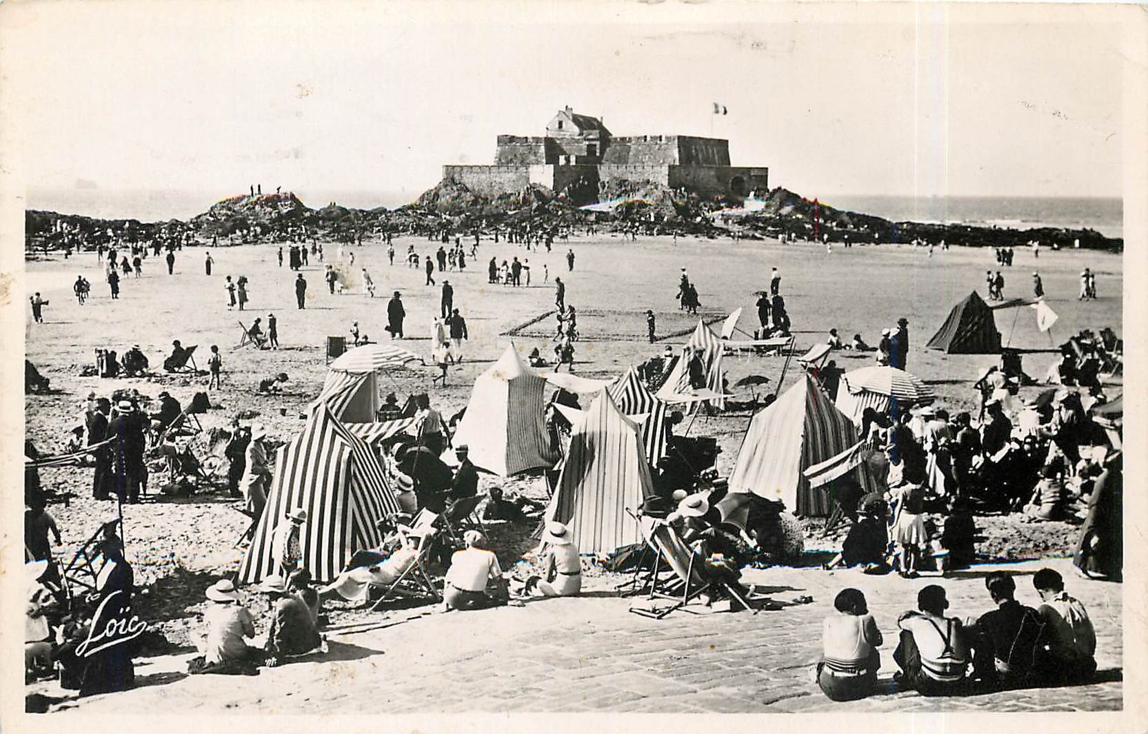 Plage de l'Éventail — Fort National — Édition Côte d'Émeraude
