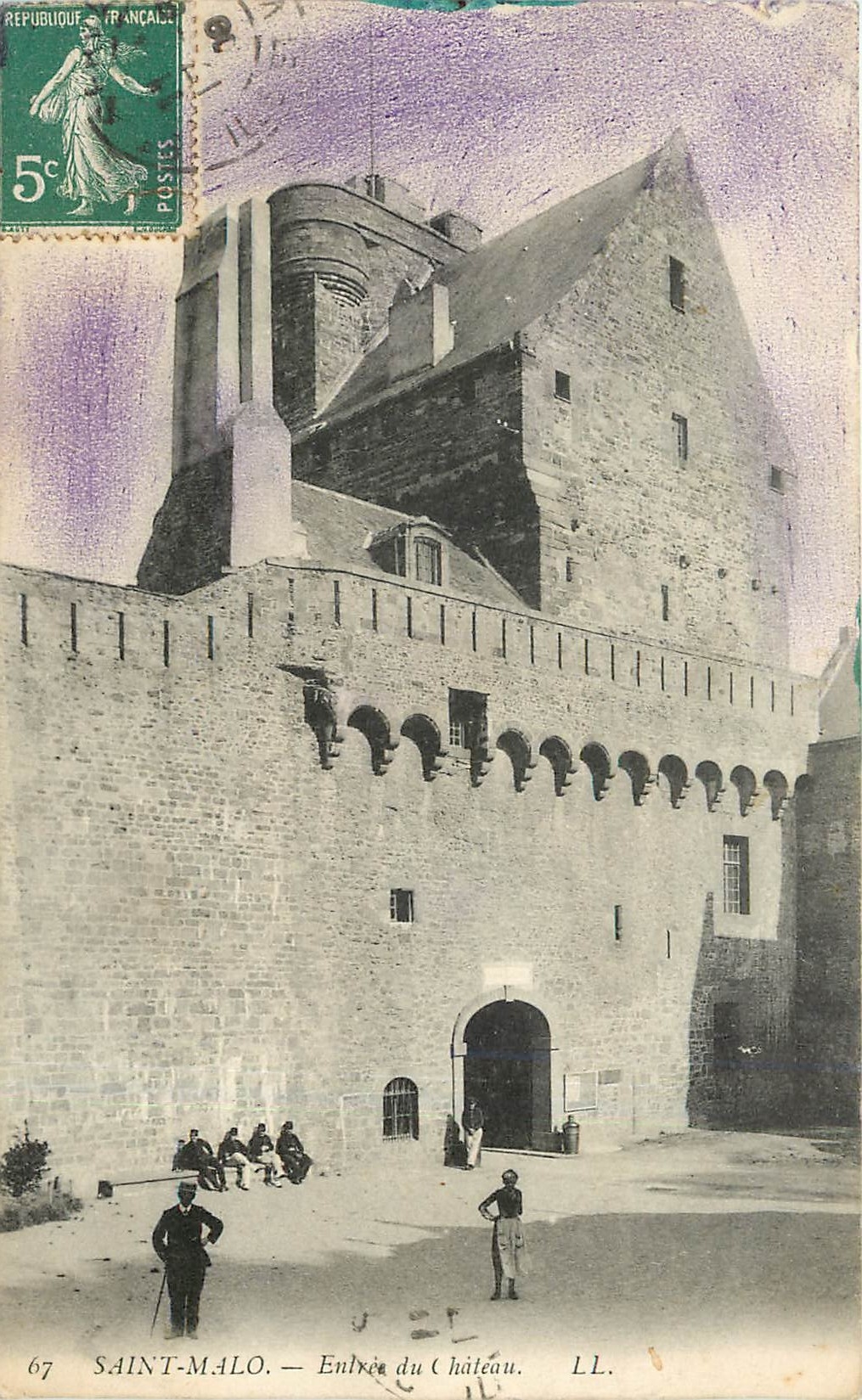 Saint-Malo — Entrée du Château — LL. n° 67
