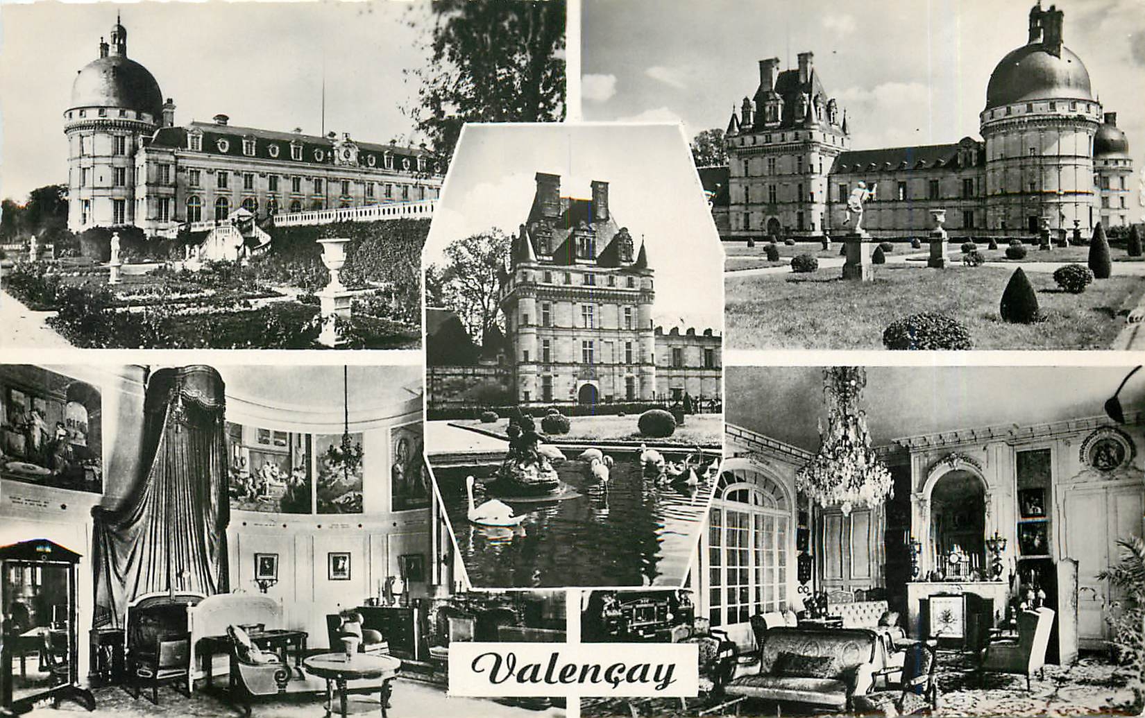 CPM Valencay Jardins de la Duchesse Le Chateau vu des Jardins 