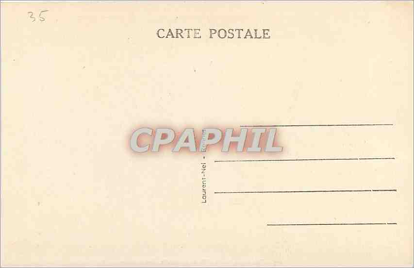 CPA Rennes Au Thabor sous le Grand Cedre  — Rückseite