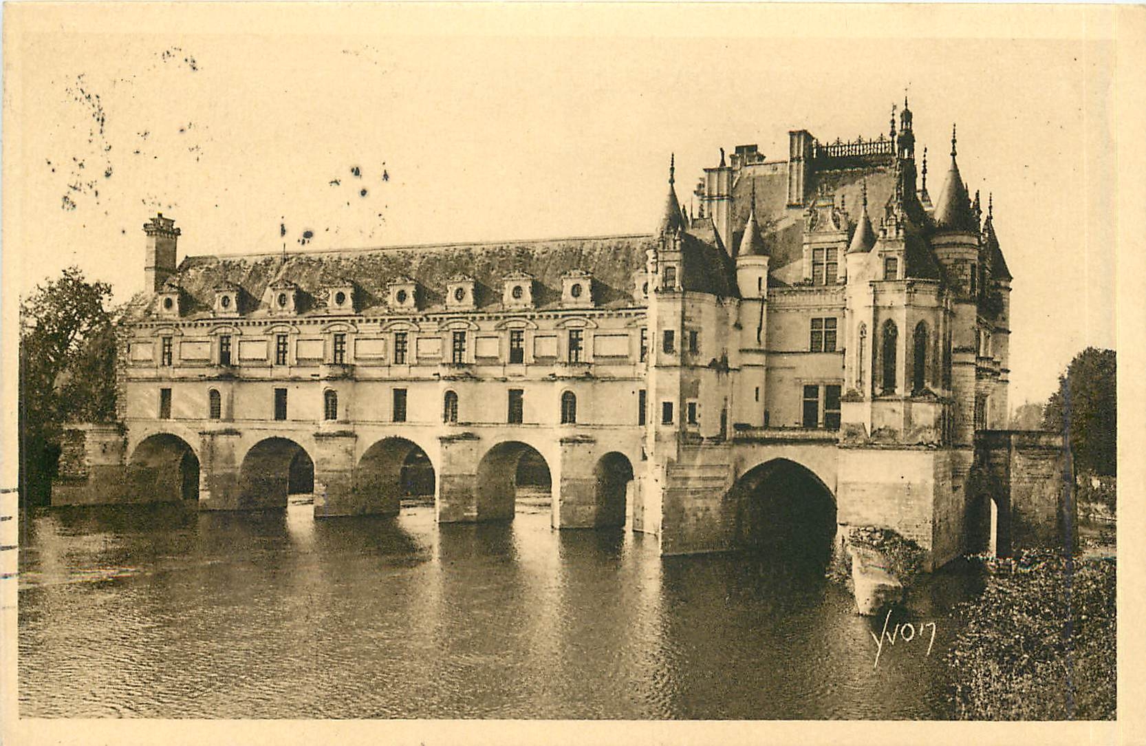 CPA Chateau de Chenonceaux Indre et Loire Facade Nord Est 