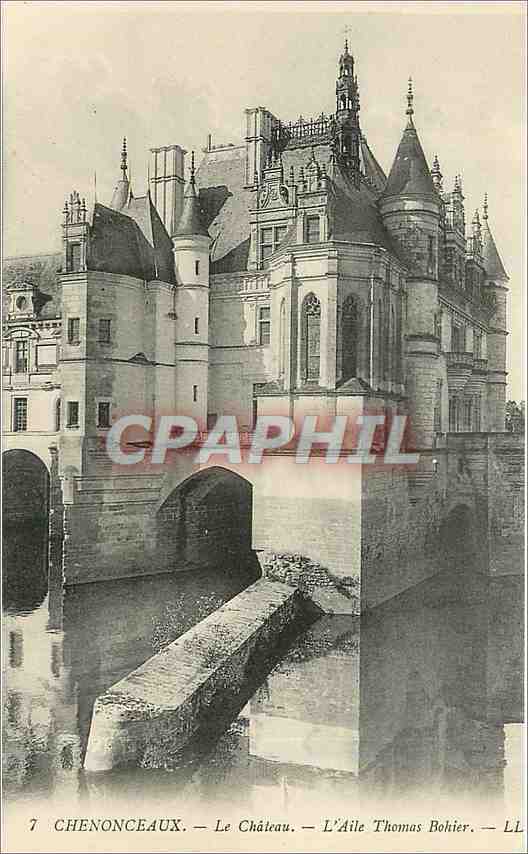 CPA Chenonceaux Le Chateau L'Aile Thomas Bohier 