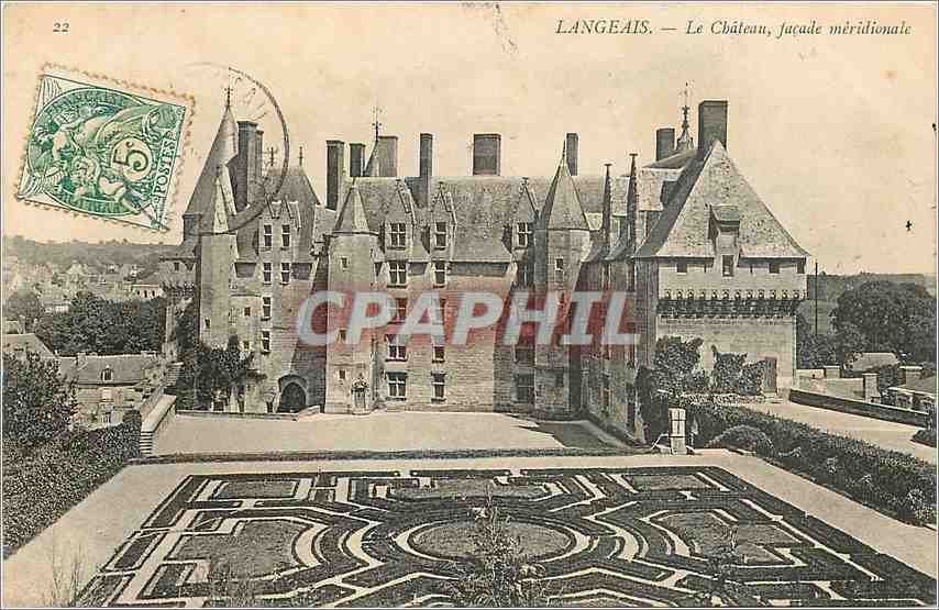 CPA Langeais Le Chateau facade meridionale 