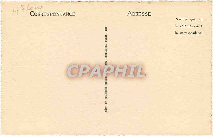 CPA Le Puy La Cathedrale Les Rochers Corneille et Aiguillie  — Verso