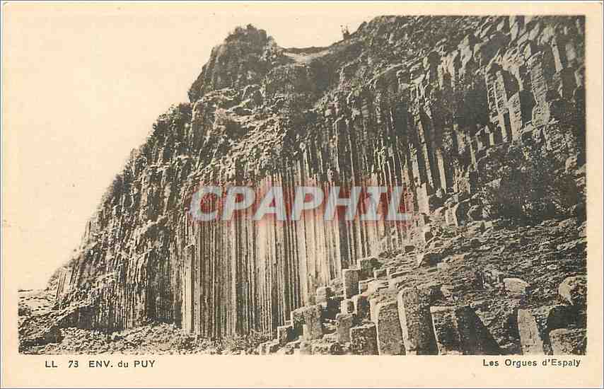 CPA Env du Puy Les Orgues d'Espaly 