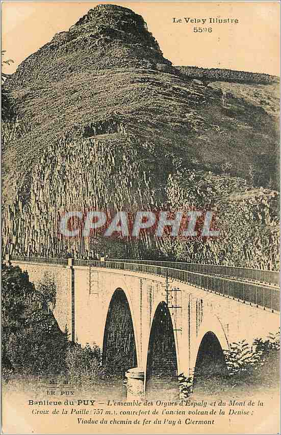 CPA Banileue du Puy L'Ensemble des Orgues d'Espaly et du Mont de la Croix de la Paille 