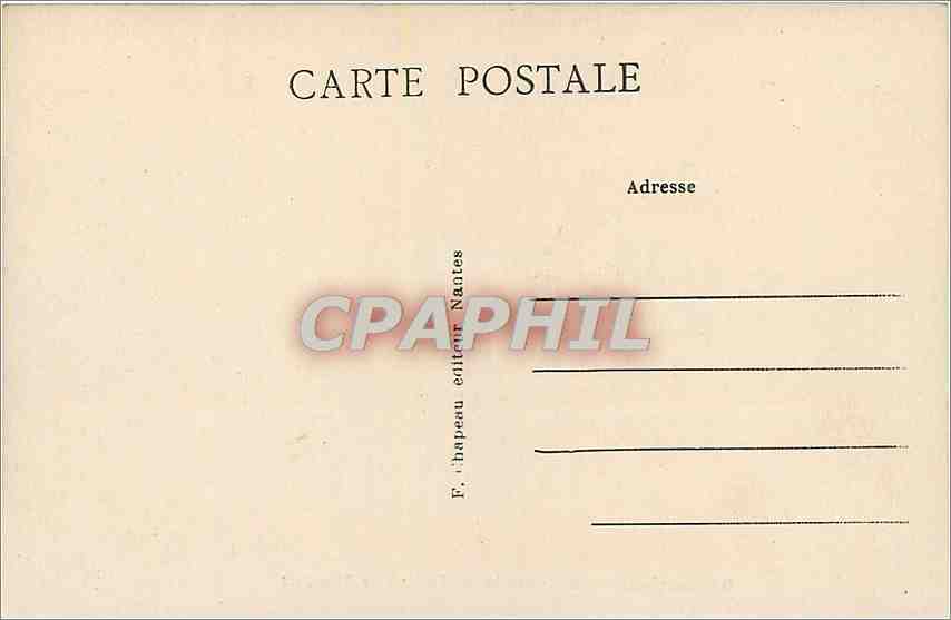 CPA Saint Nazaire Loire Inf Doimen de Dissignac  — Back