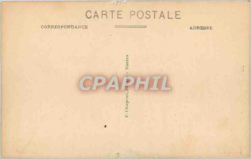 CPA Saint Nazaire Loire Inf A la Cote Plage de Trebezy  — Back