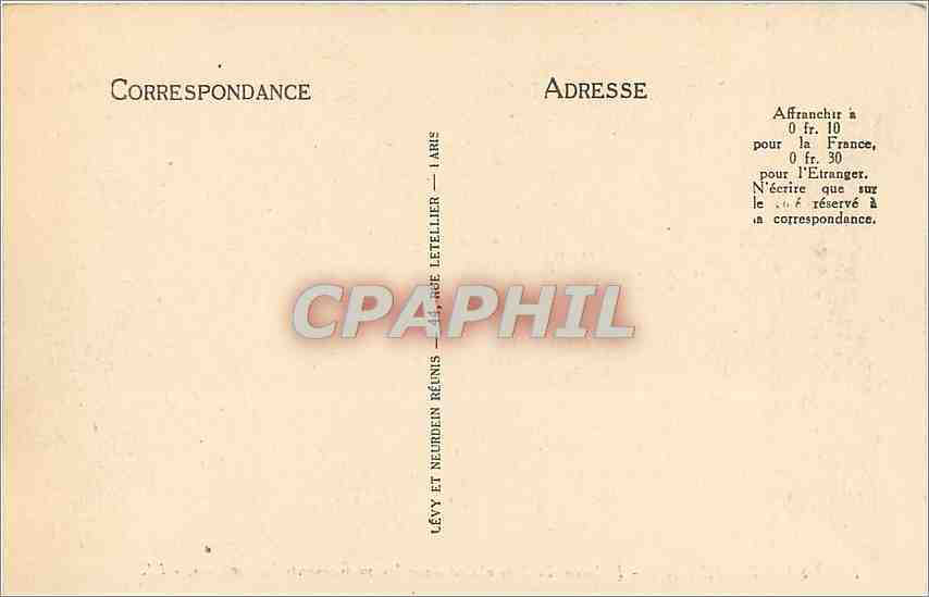 CPA Saint Nazaire Dolmen Trilitte classe dans les monument historiques  — Back