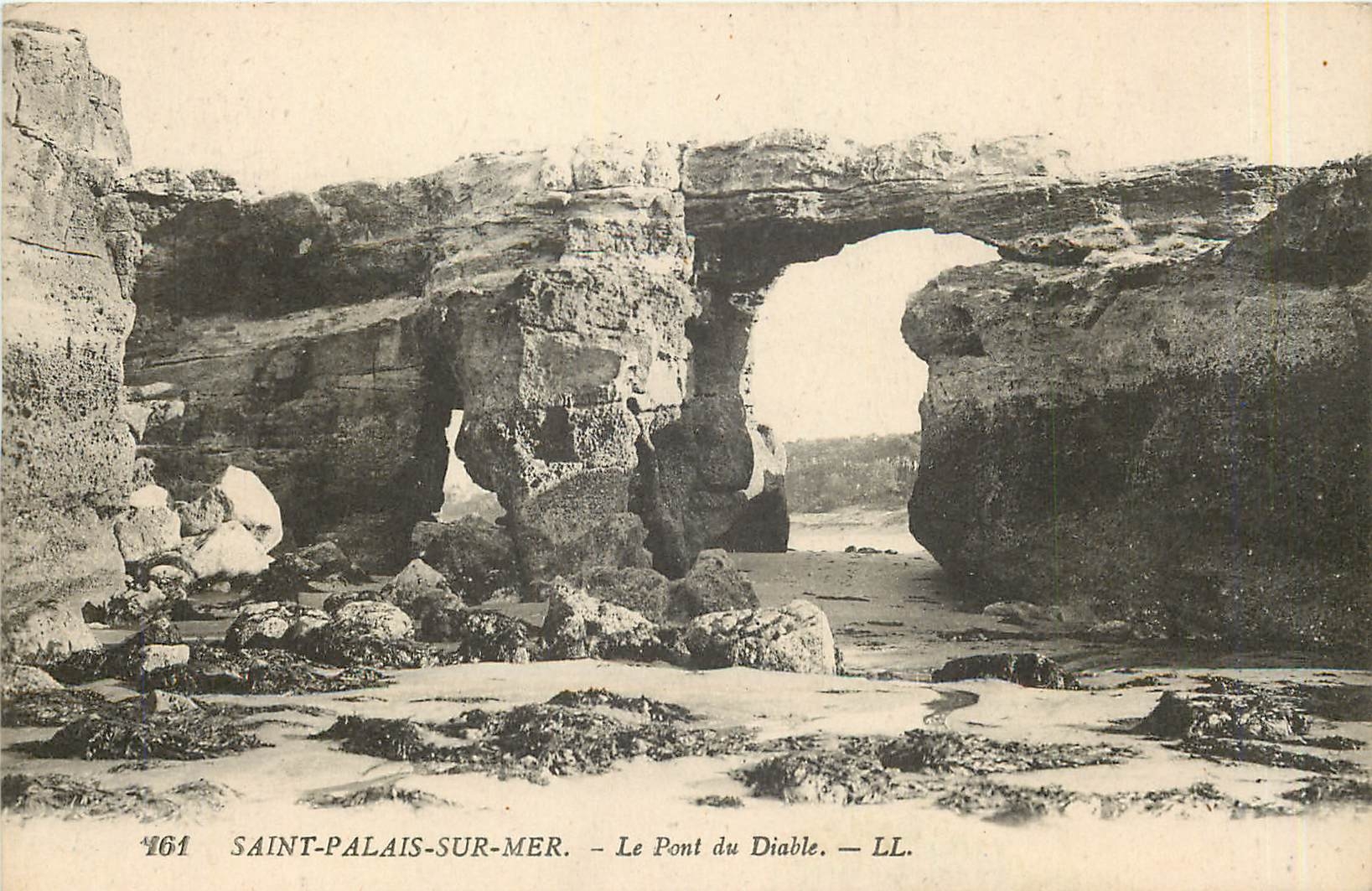 CPA Saint Palais sur Mer Le Pont du Diable 