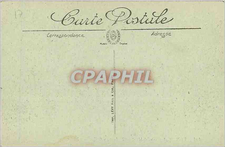 CPA Saint Palais sur Mer Le Pont du Diable  — Rückseite