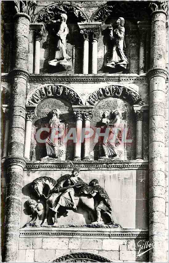 Cathédrale Saint-Pierre d'Angoulême — Détails de la façade Saint-Martin — Éditions Charentaises d'Art A. GILBERT