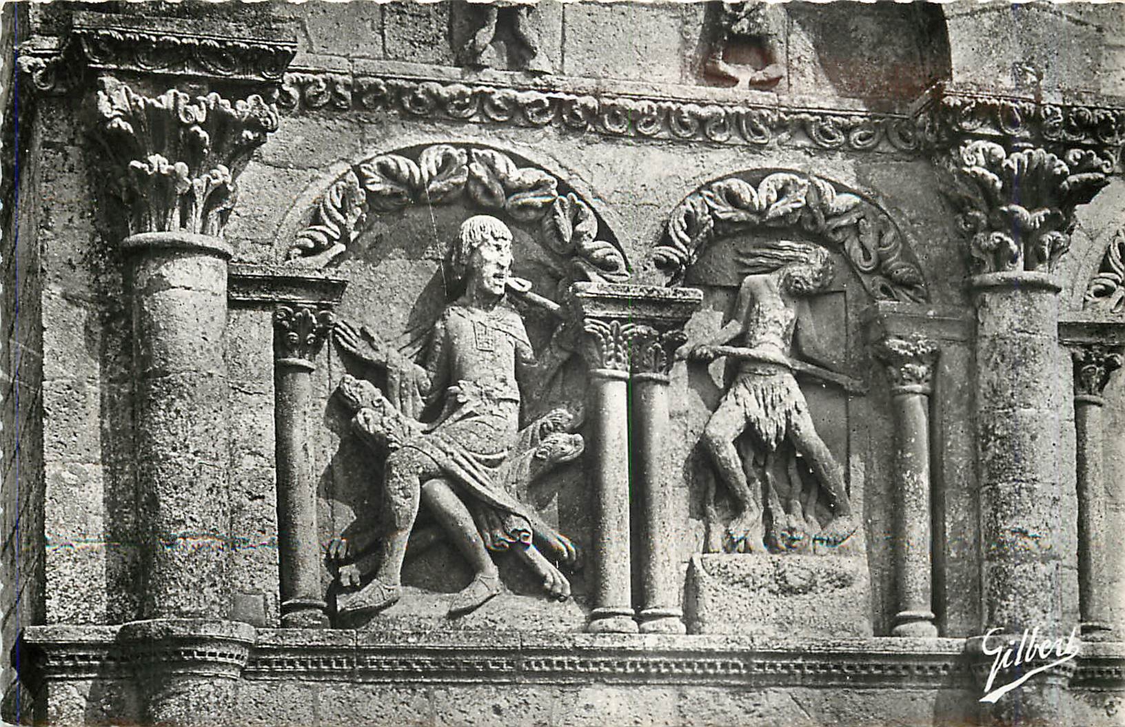 Angoulême — Cathédrale Saint-Pierre — Le Châtiment des damnés — Éditions Charentaises d'Art à Jarnac