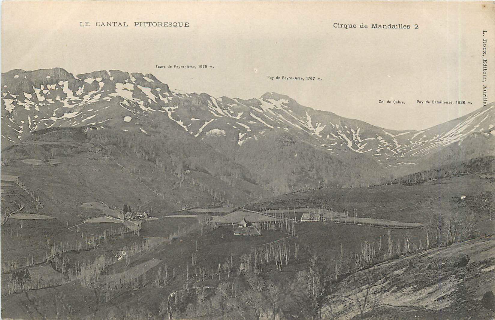 CPA Le Cantal Pittoresque Cirque de Mandailles 