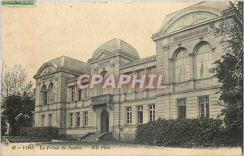 CPA Vire Le Palais de Justice 