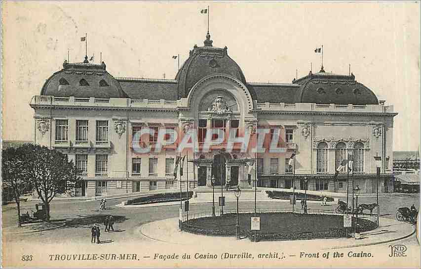 Trouville-sur-Mer — Façade du Casino (Durville, architecte) — Front of the Casino.