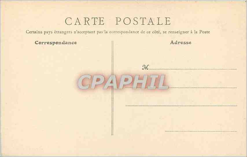 CPA Falaise Calvados Eglise de la Trinite  — Rückseite