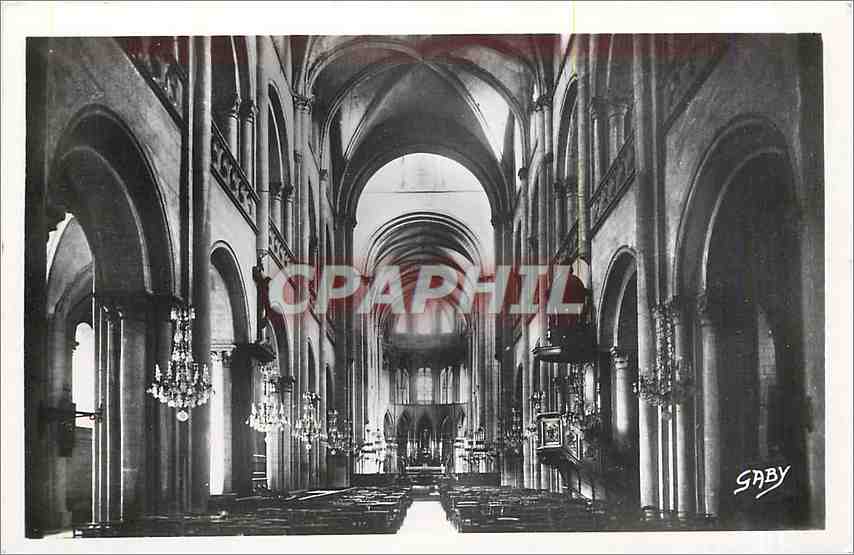 CPA Caen Calvados Interieur de l'Abbaye aux hommes 