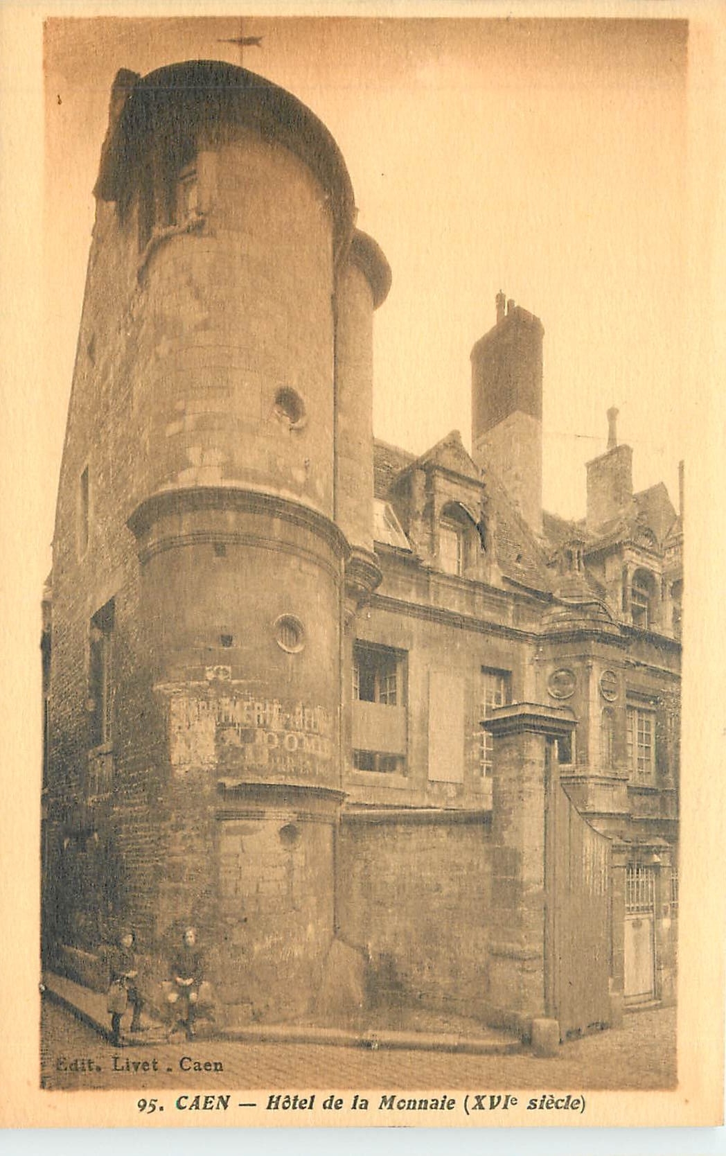 CPA Caen Hotel de la Monnaie 