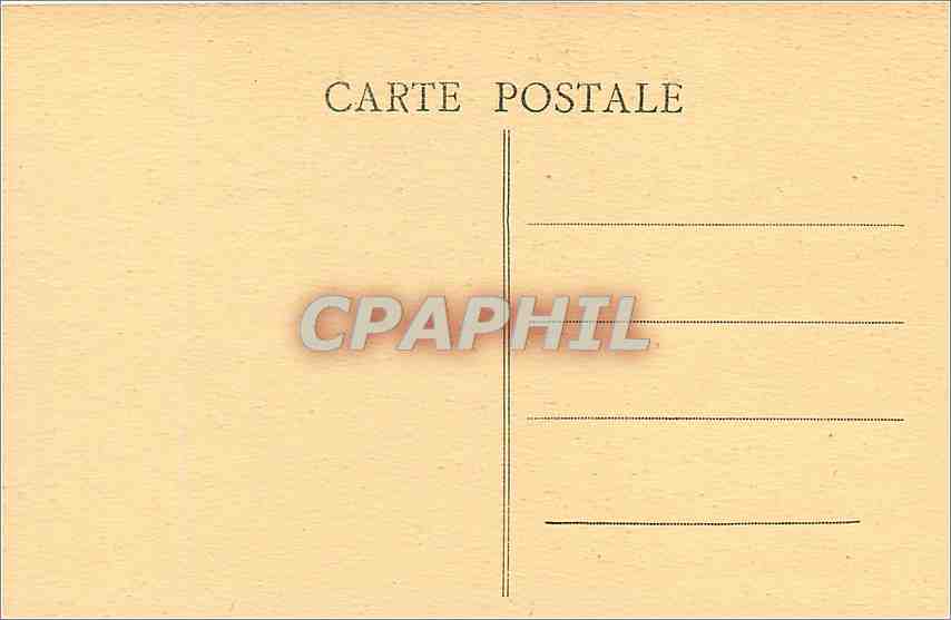 CPA Caen Hotel de la Monnaie  — Verso