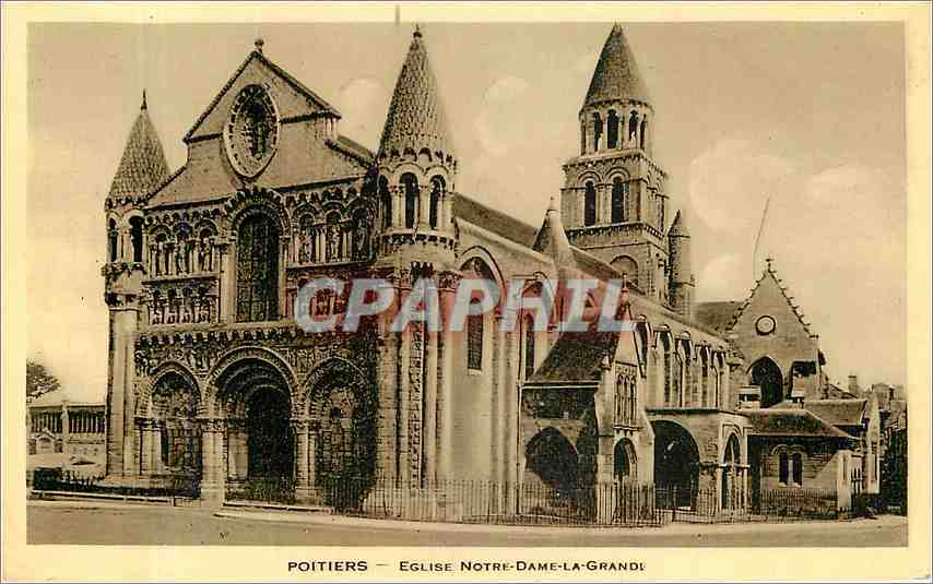 Poitiers — Église Notre-Dame-la-Grande — CPAPHIL