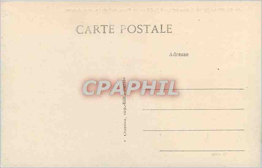 CPA Saint Nazaire Loire Inf A la Cote La Plage de Trebezy et la Falaise  — Back