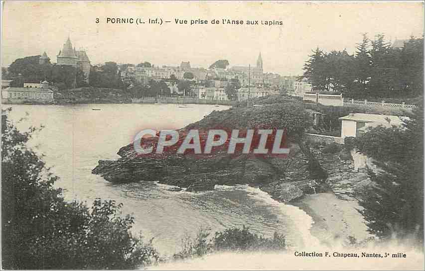 CPA Pornic L Inf Vue prise de l'Anse aux Lapins 