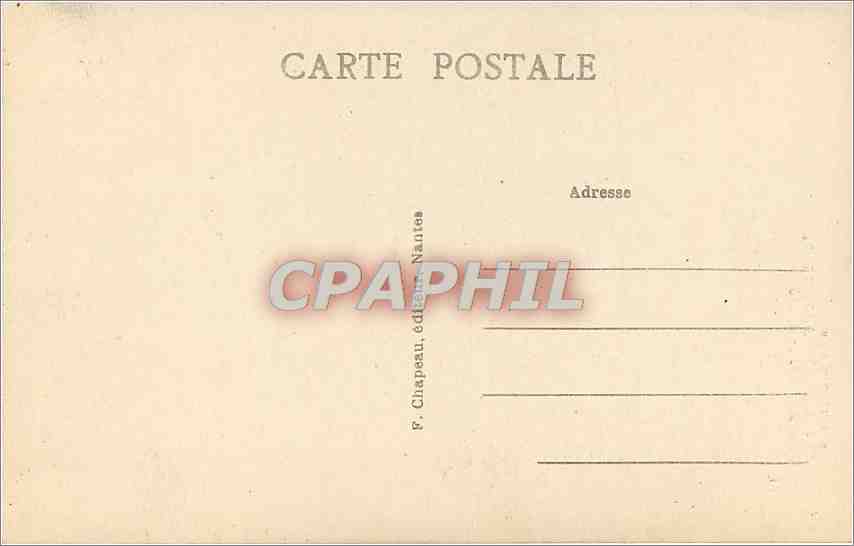 CPA Nantes Cathedrale Tombeau de Francois II Duc de Bretagne La Prudence  — Verso