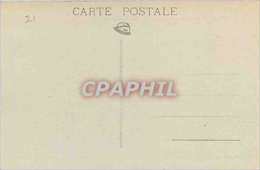 CPA Gargouilles de Notre Dame Dijon  — Rückseite