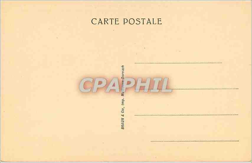 CPA Hotel Dieu de Beaune Cote d'Or Cour d'Honneur  — Rückseite