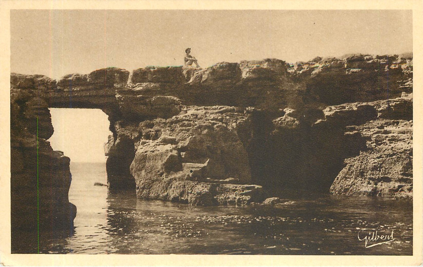 CPA St Palais Gironde Le Pont du Diable 