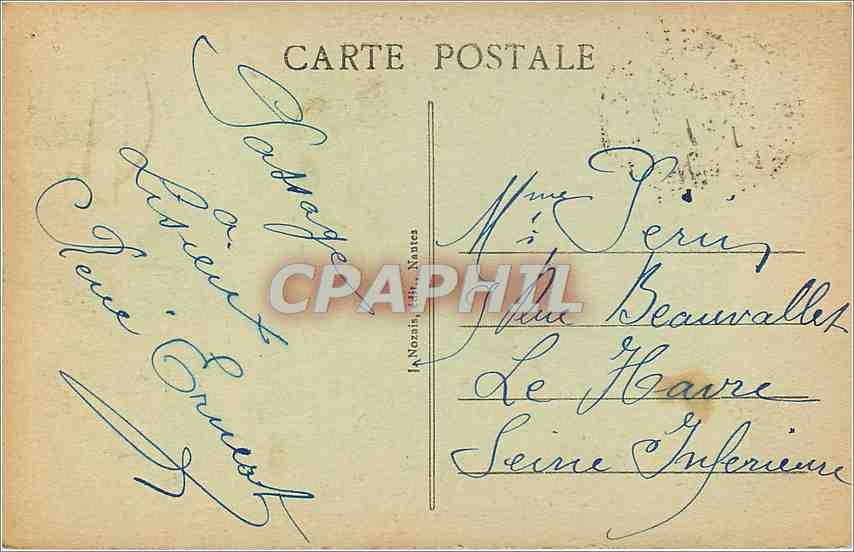Lisieux - Le Bas de la Rue aux Fèves — éditeur La Norzaïs, n°45 — Verso